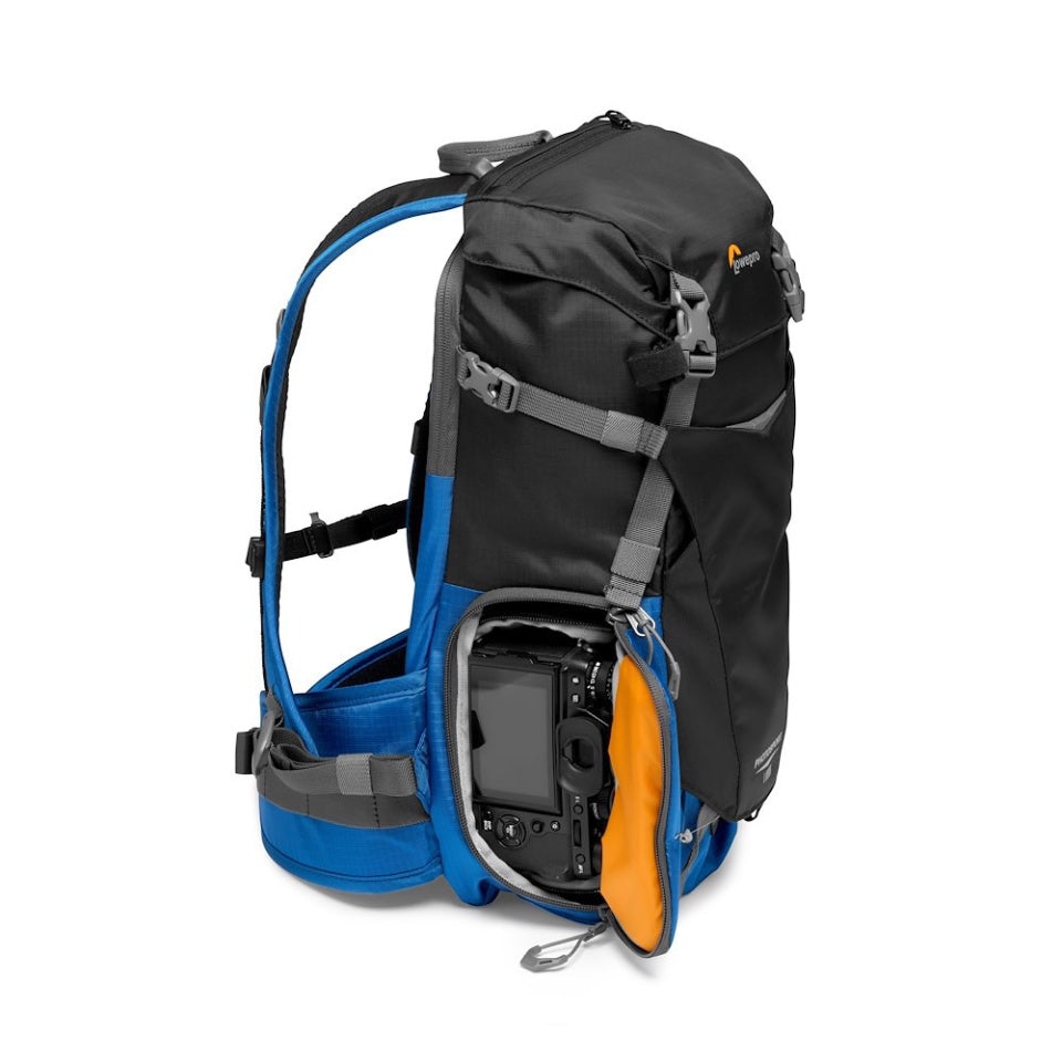 Lowepro PhotoSport BP 15L AW III Kamerarucksack – 15 l, herausnehmbares Kamerafach – Blau/Grau
