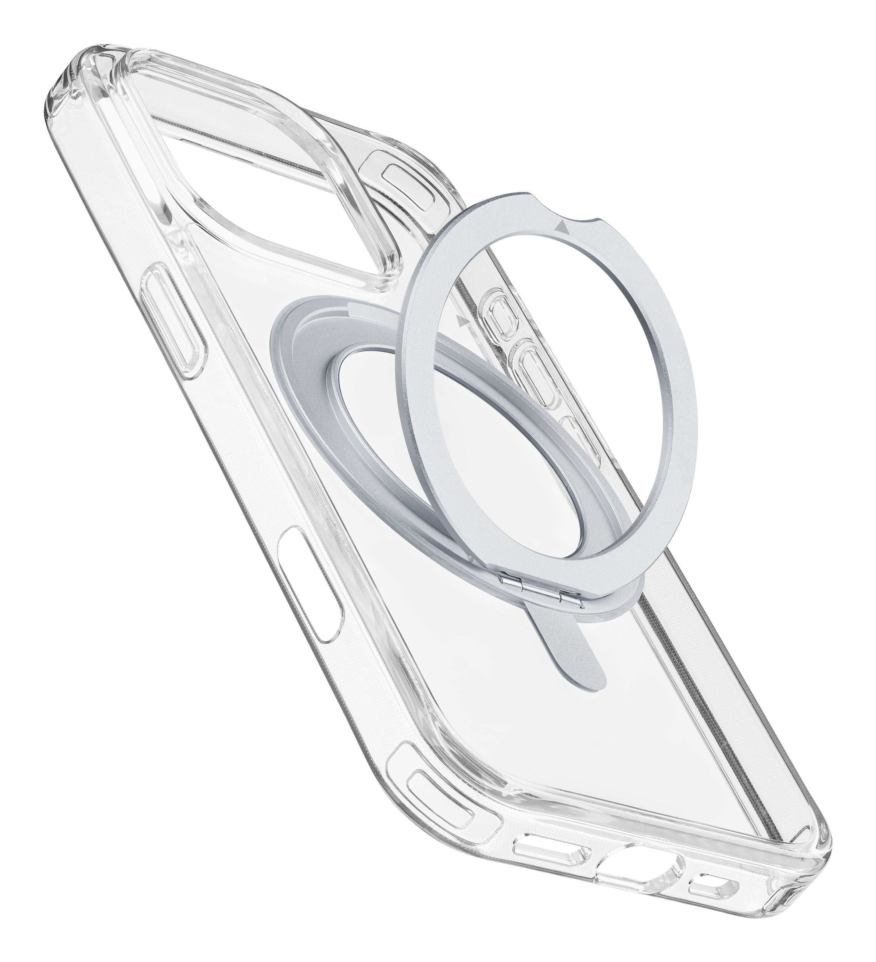 Cellularline Backcover – für Apple iPhone 16 Pro Max – transparent – MagSafe-kompatibel, stossdämpfend