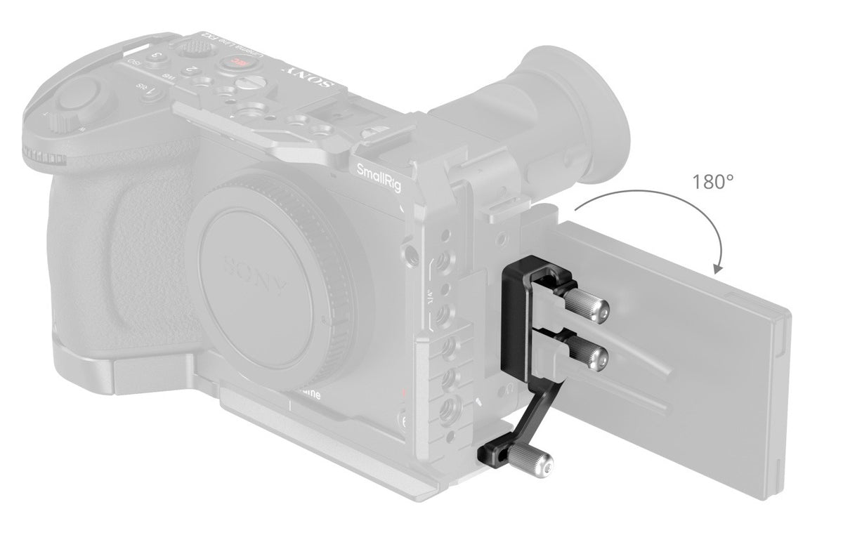 SmallRig 5592 Kabelklemme – Aluminium/Edelstahl, 54,5 × 25,2 × 28,5 mm – für Sony FX2-Cages