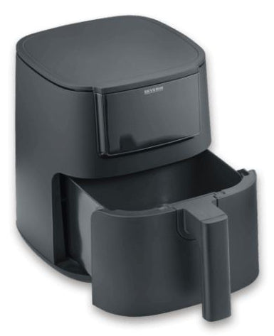 Severin Heissluftfritteuse FR 2461 – 4 l, 1300 W, 8 Programme – Schwarz