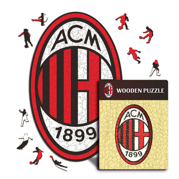 Iconic Puzzles Puzzle AC Milan Logo – 150 Teile – 19 × 30 cm – ab 10 J.