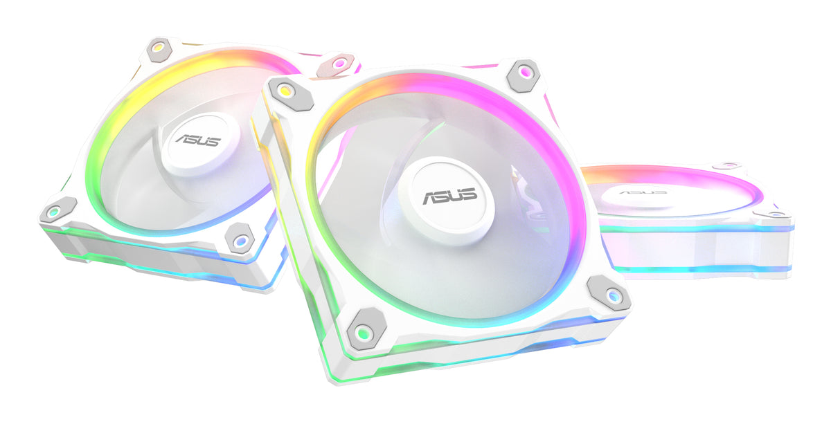 ASUS PRIME MR120 – Ventilator – 120 mm, PWM, 1600 U/min, ARGB, 23 dB, 3er-Pack