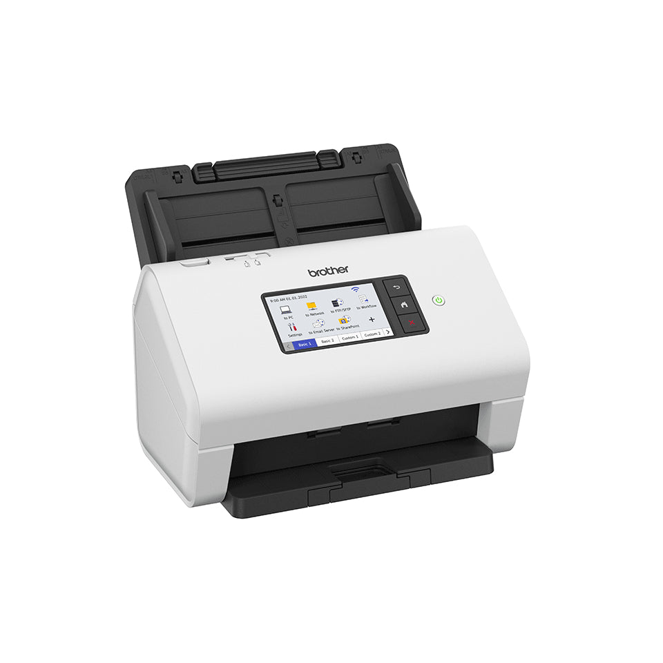Brother ADS-4900W – Dokumentenscanner, Legal, Duplex, 60 ppm, 600 dpi, ADF 100 Blatt, WLAN, LAN, USB