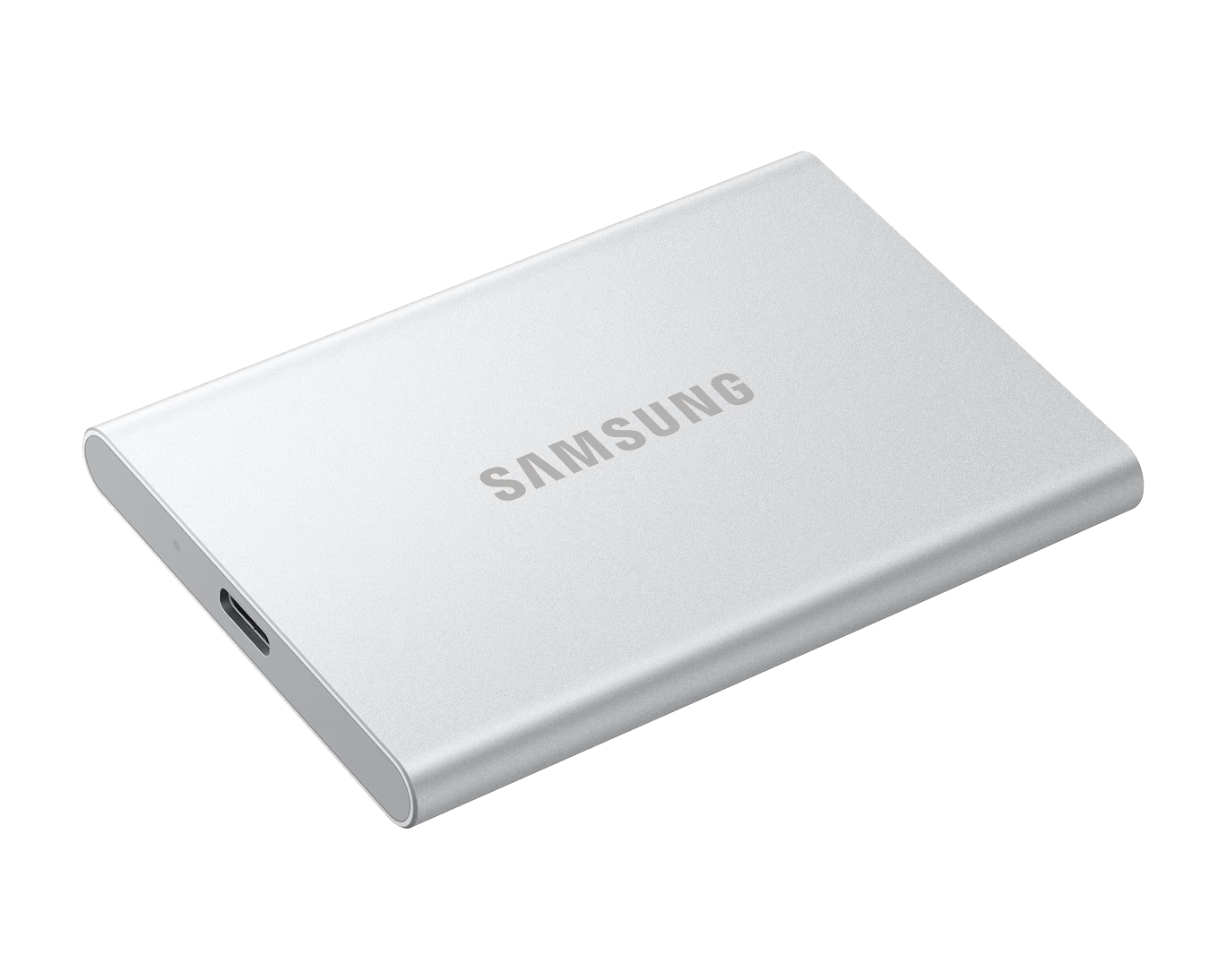 Samsung T7 4 TB – Portable SSD, USB-C 3.2 Gen 2 (10Gb/s), 1050 MB/s lesen, 1000 MB/s schreiben, Silber