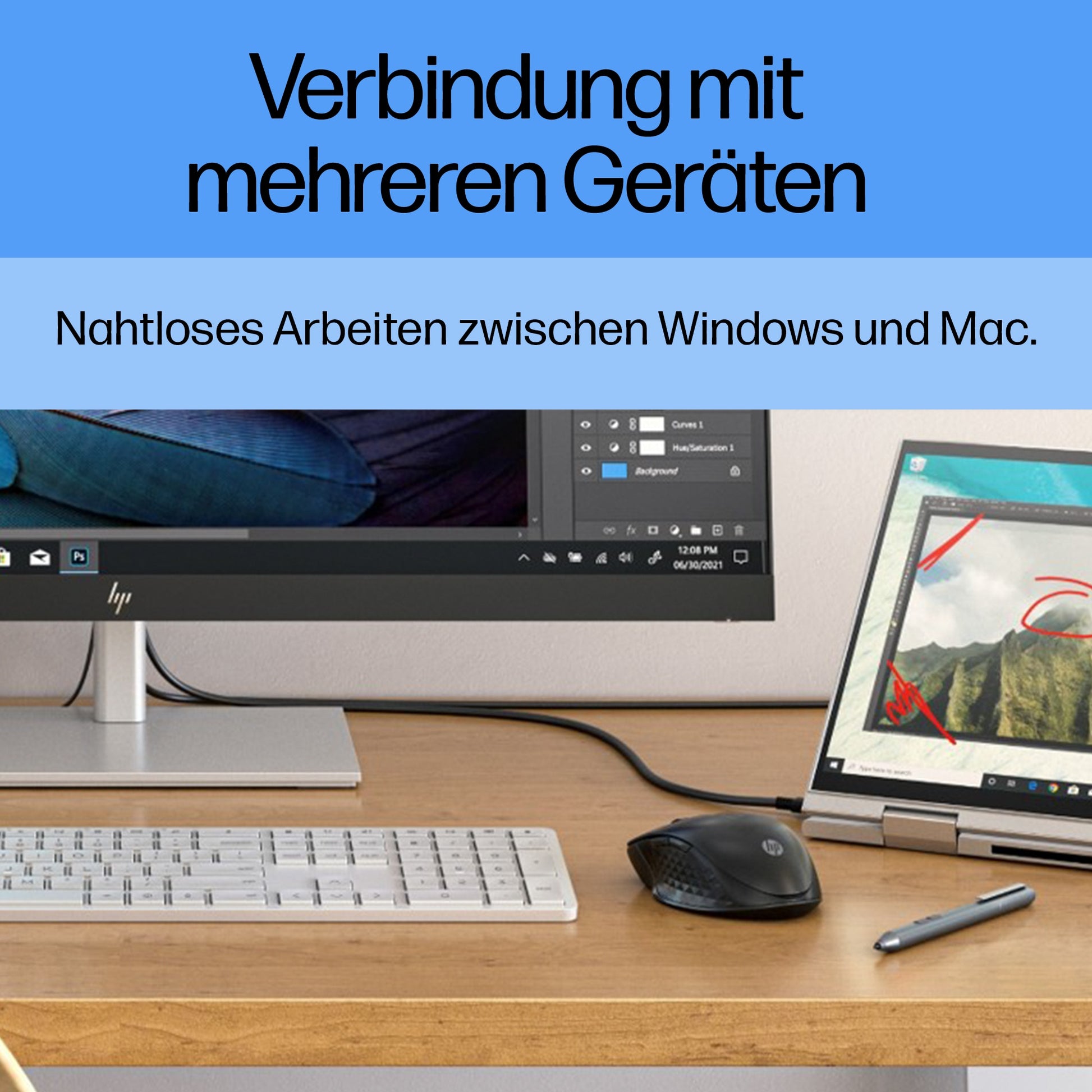 HP 430 MLTDVC Maus – kabellos