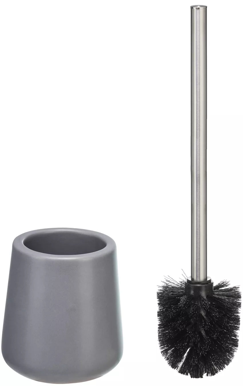 Diaqua Yuma – WC-Bürstenset – Keramik matt, Anthrazit, H 39,2 cm, Ø 11,9 cm