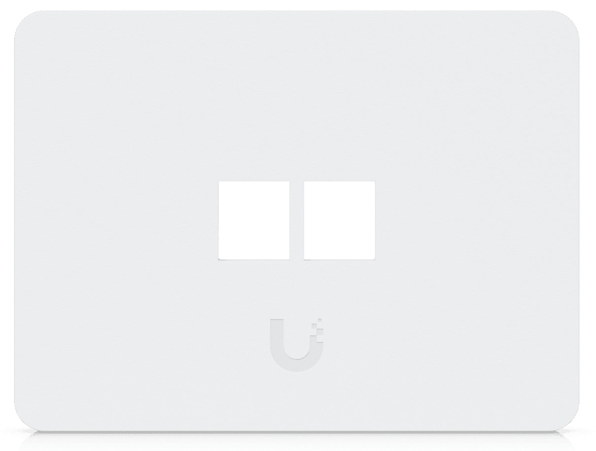 Ubiquiti Keystone-Modul RJ45, 2×Keystone, Wandmontage, 118×88×9,6 mm, 4er-Pack, Polycarbonat/Stahl – Weiss