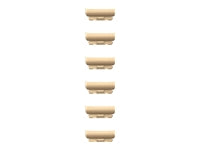 Apple 44/45/46/49 mm – Edelstahl, Gliederarmband, Brillantgold, für Apple Watch