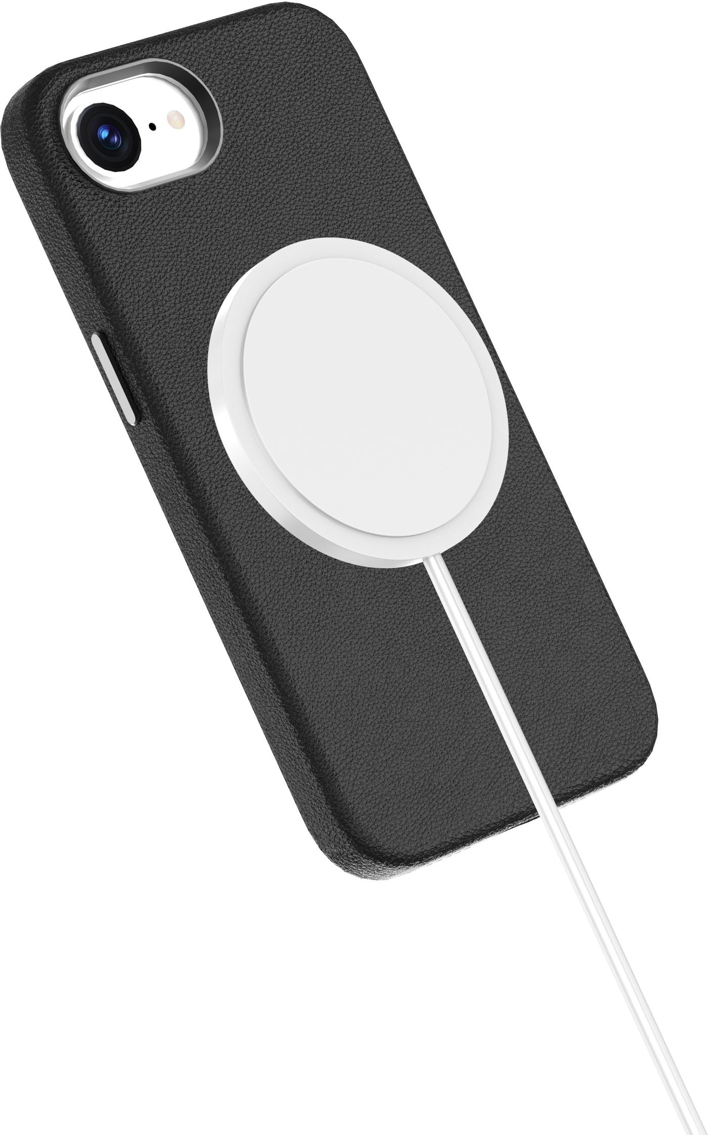 eSTUFF INFINITE VENICE Backcover – für iPhone, PC+TPU, Schwarz, recycelt (GRS)