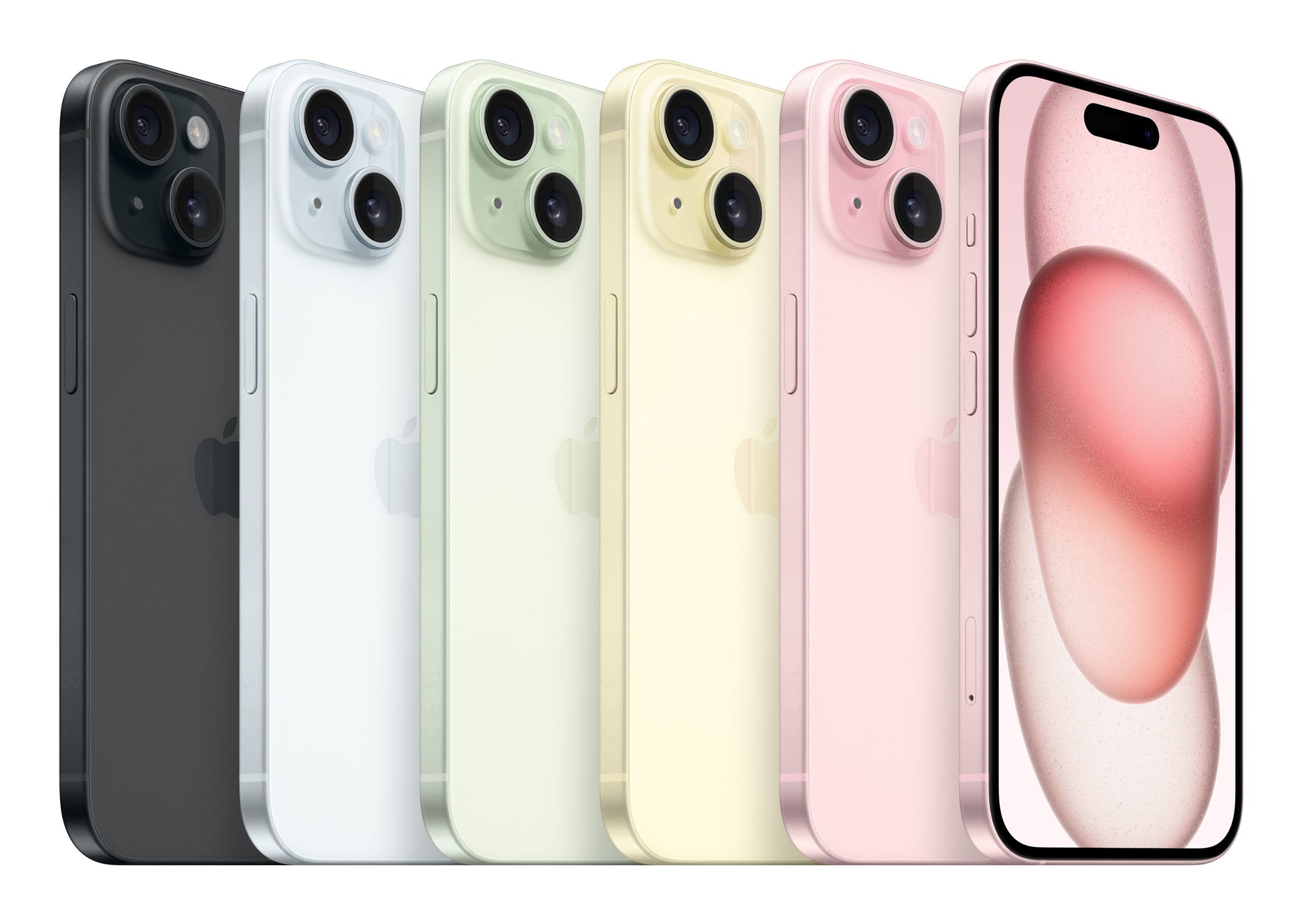 Apple iPhone 15 – blau, 6,1", 2556 × 1179, iOS 17, 128 GB, Dual-SIM, 5G, IP68, NFC