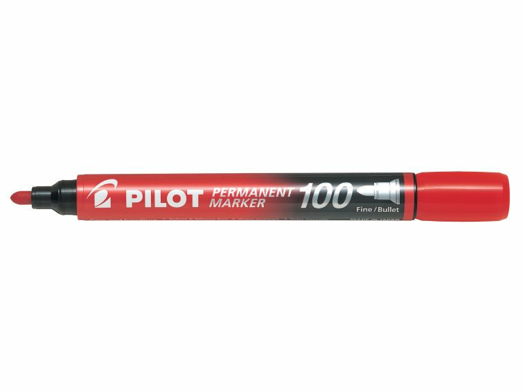 Pilot Permanent Marker – rot