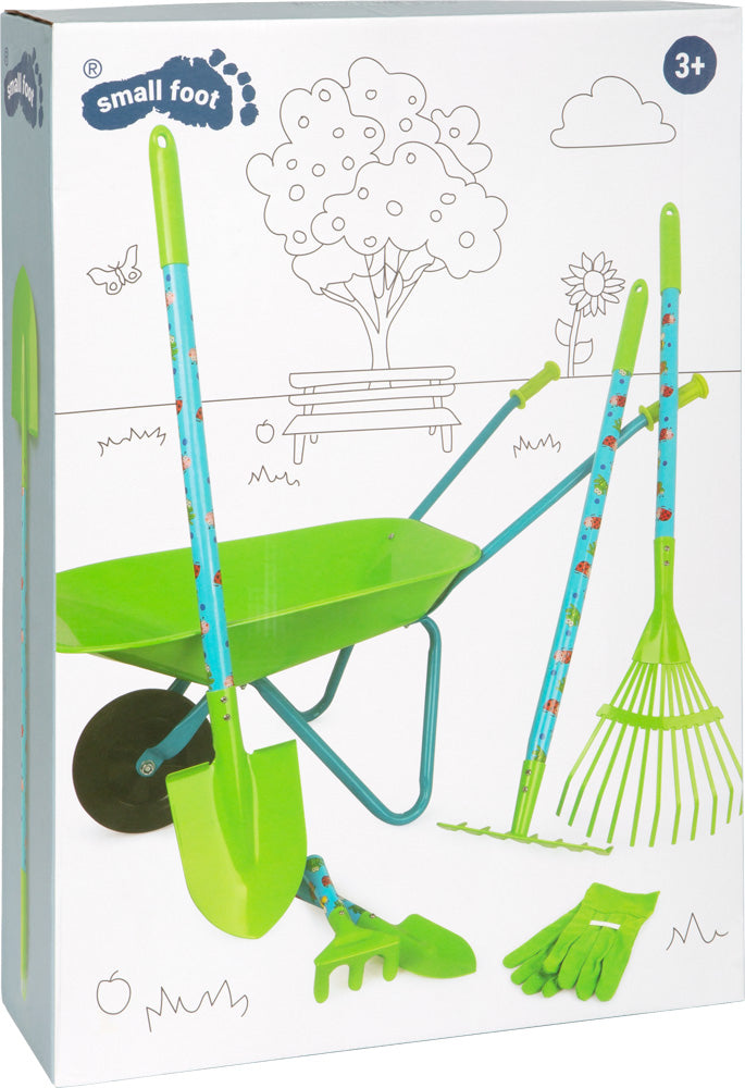 Small foot Sandspielzeug-Set – 7-teilig – 78 × 44 × 36 cm – 15 kg Traglast – ab 3 J. – Metall, Kunststoff