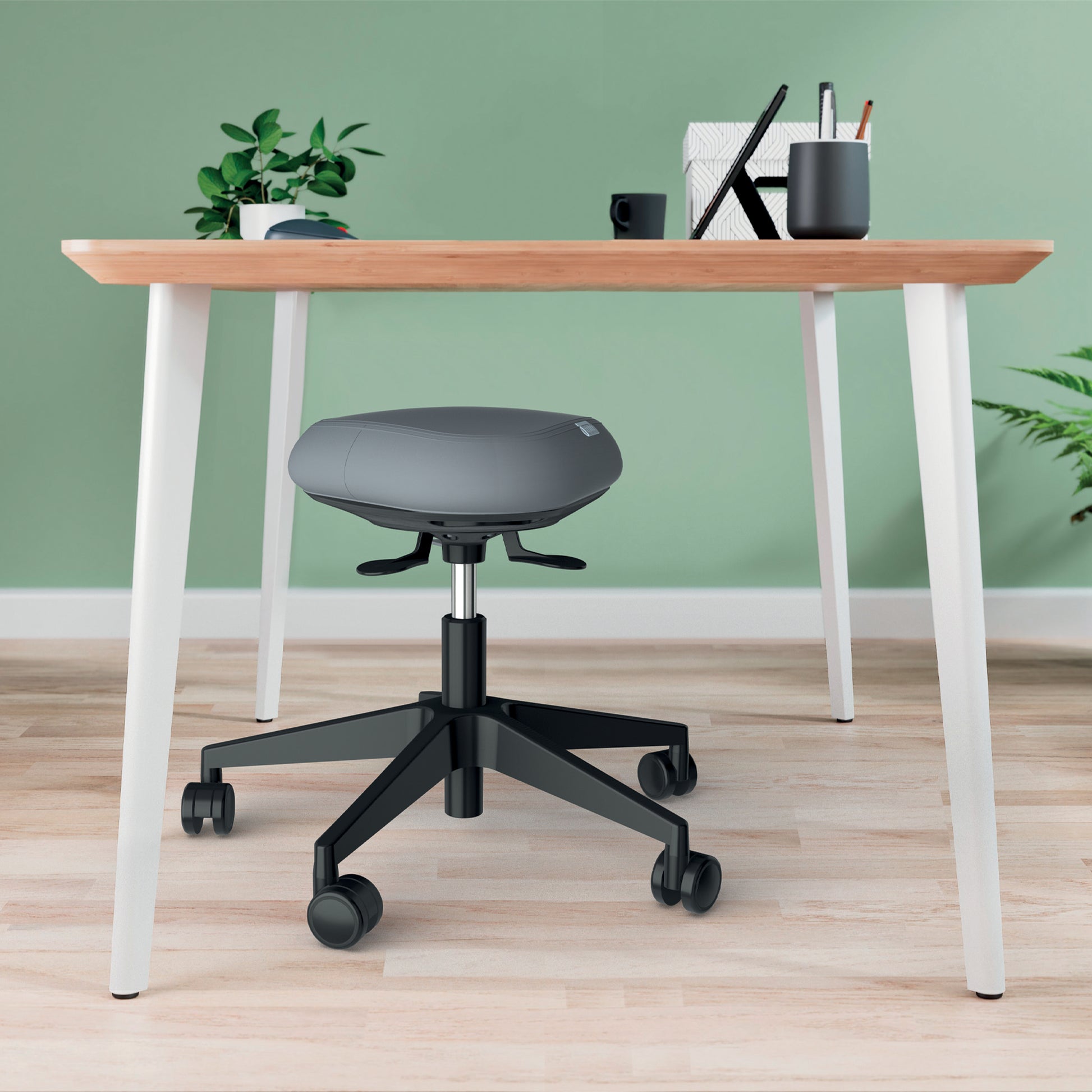 Leitz Hocker Activ – Sitzhöhe 47 cm, 110 kg, schwarz
