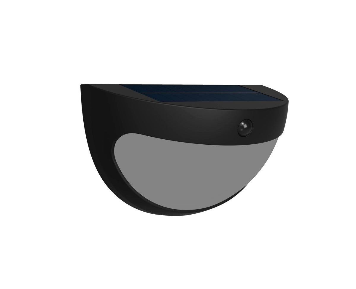 Philips by Signify Philips Aussenwandleuchte – Warmweiss, 2700 K, IP44, Netzbetrieb, mit Bewegungsmelder, Schwarz, Kunststoff