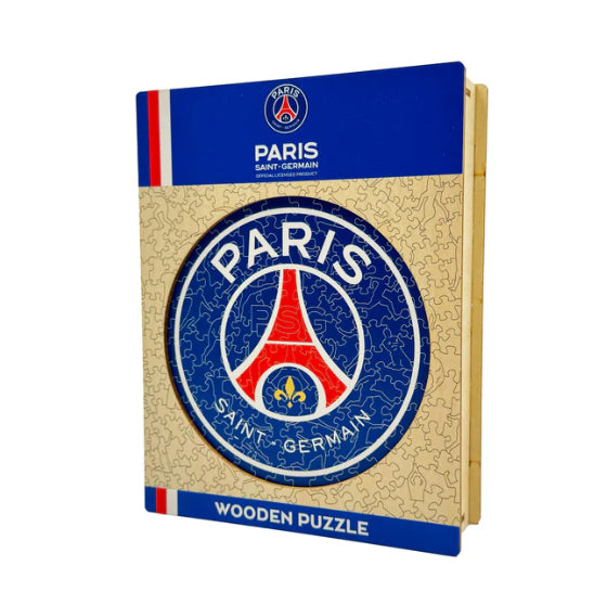 Iconic Puzzles Puzzle PSG FC Logo – 150 Teile – 25 × 25 cm – ab 10 J. – Holz, mehrfarbig