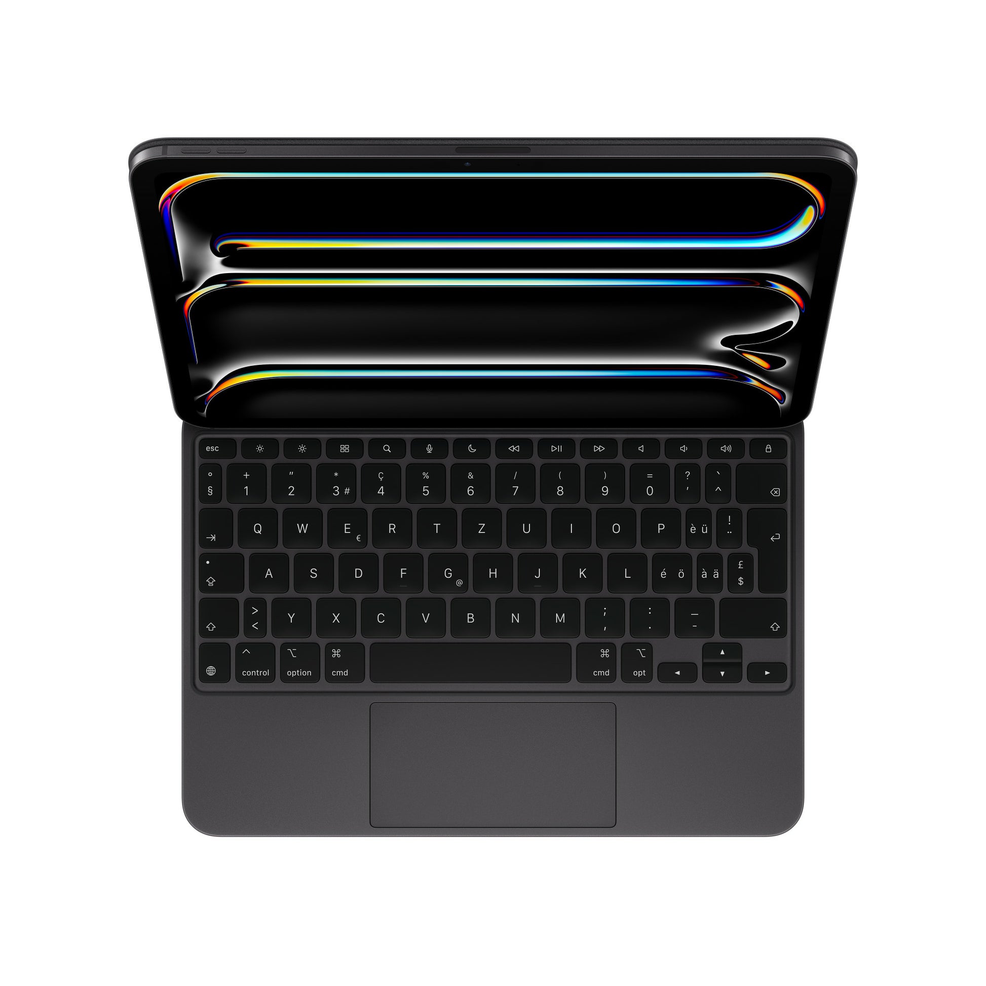 Apple Tastatur-Case für iPad Pro 11" (M4/M5) – QWERTZ (CH), mit Trackpad, Beleuchtung – Schwarz