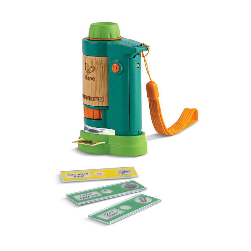 Hape Mikroskop-Bausatz – Feldmikroskop, ab 8 Jahren
