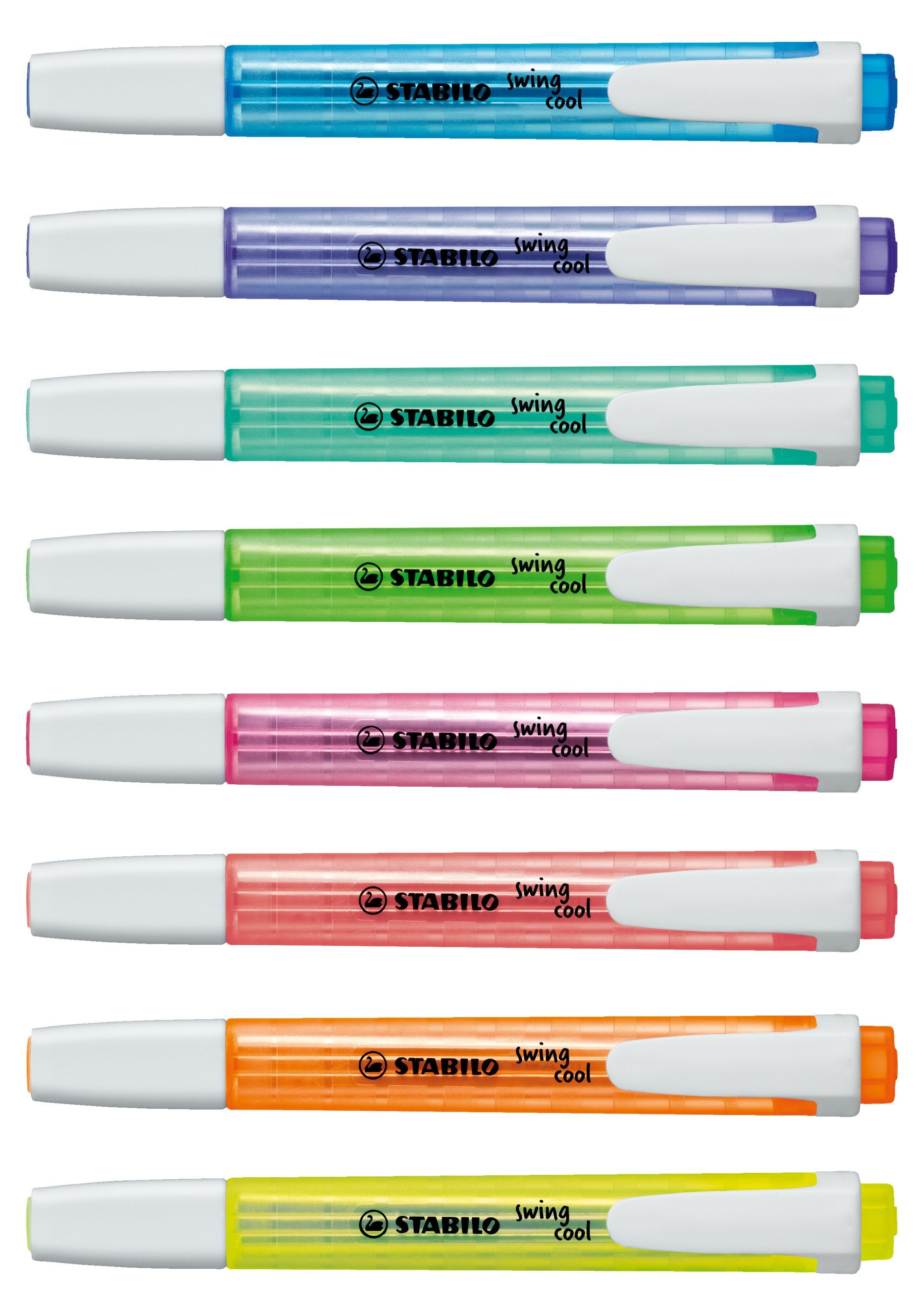STABILO Swing Cool Textmarker Lavendel – Keilspitze, 1–4 mm