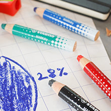 STABILO MARKdry 648/40 Whiteboard-Marker – Rundspitze 10 mm, rot, 5 Stk., trocken abwischbar – für Whiteboards