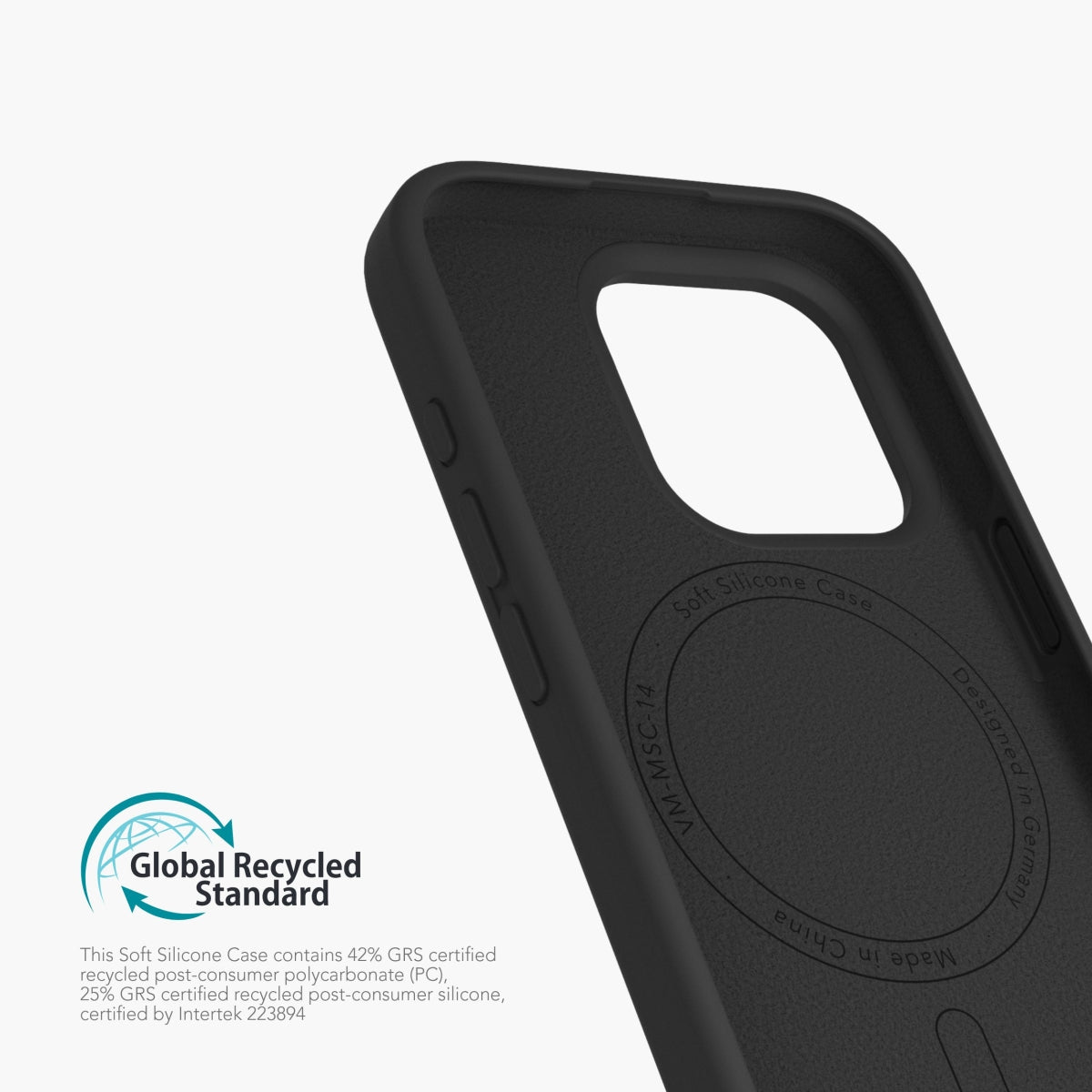 Vonmählen Backcover – für Apple iPhone 16 Pro – MagSafe, Silikon, Schwarz