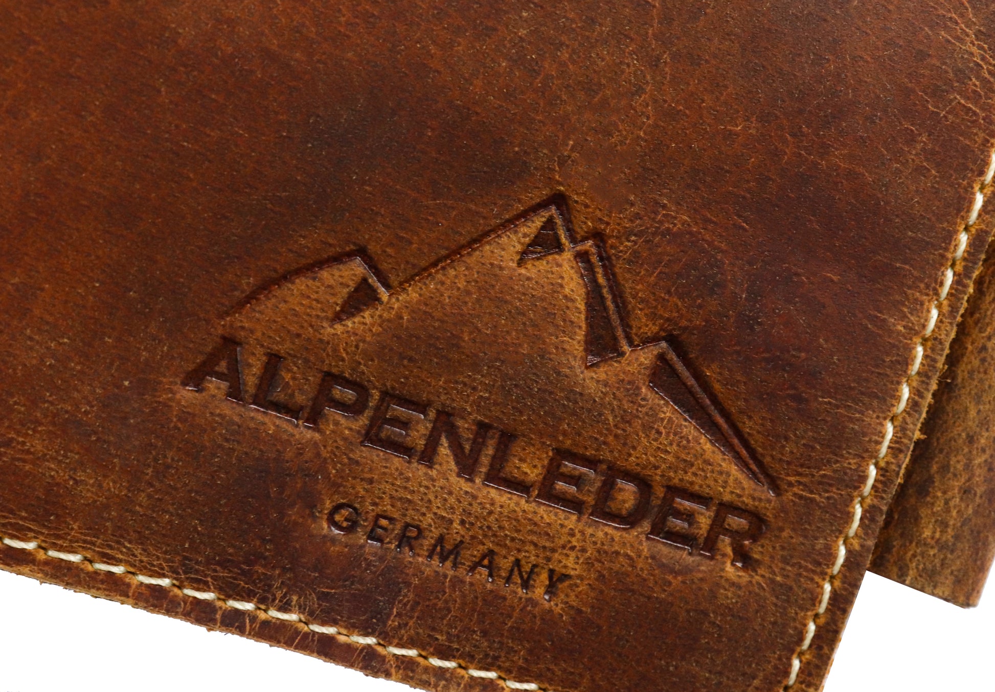 Alpenleder Notizbuch, A5, liniert, Spiralbindung – hellbraun