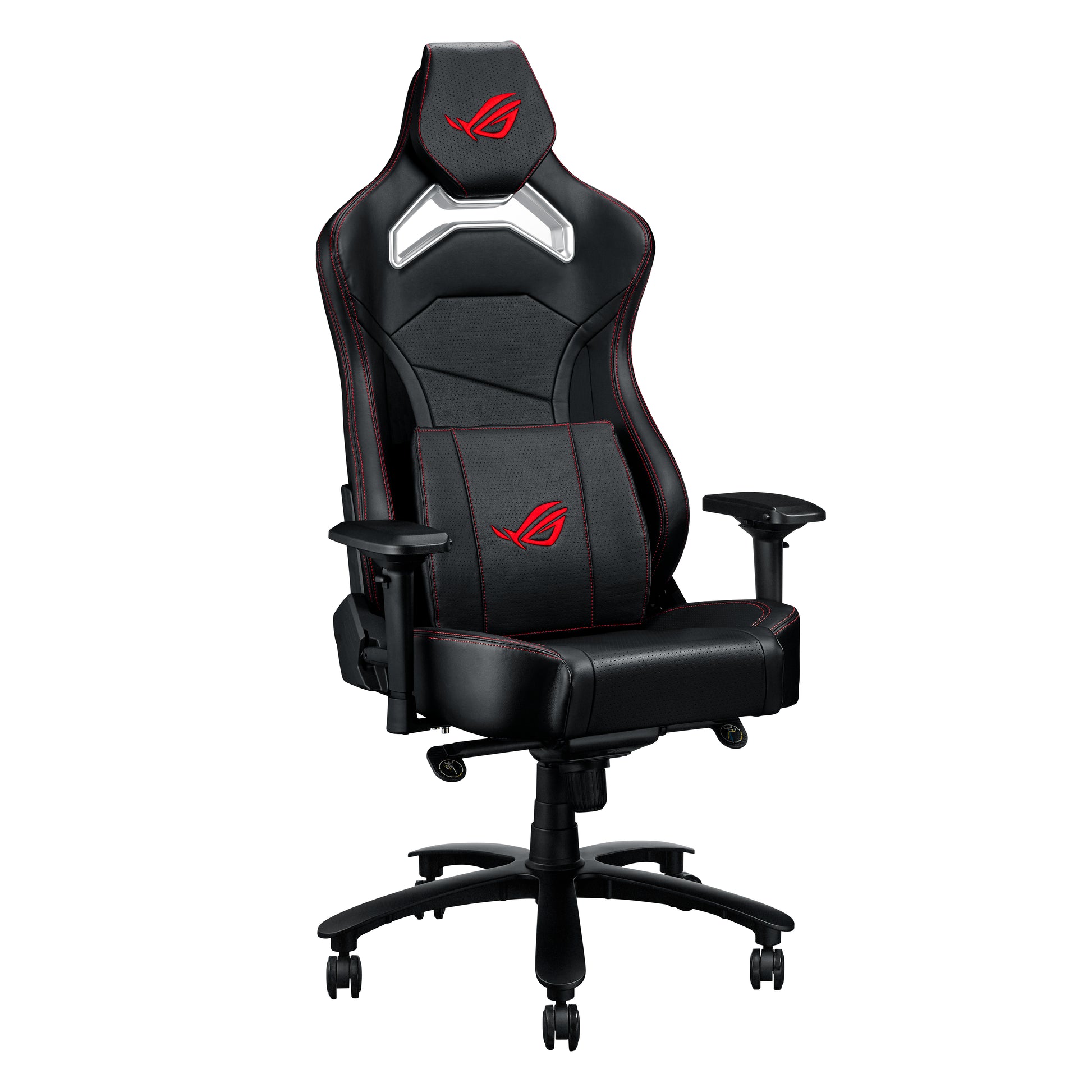ASUS ROG Chariot X Core Gaming-Stuhl – Kunstleder – Schwarz, 4D-Armlehnen, Kopf- & Lendenkissen, bis 136 kg