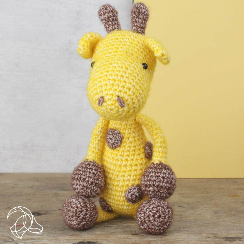 Hardicraft Häkelset Giraffe George – 30 cm×20 cm, Mehrfarbig