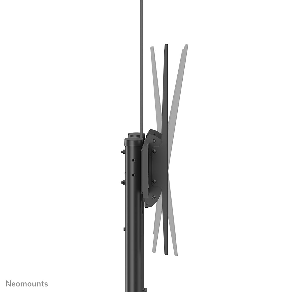 Neomounts PLASMA-M1950E – Trolley, höhenverstellbar, für 60–100", VESA 200×200–1000×600, bis 100 kg, schwarz