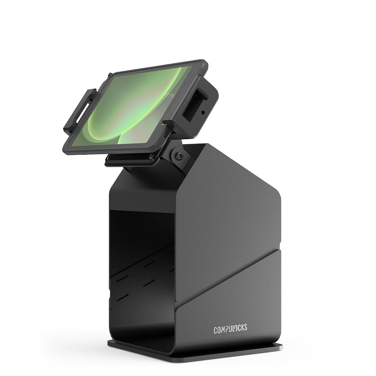 Compulocks Tablet-Tischhalterung – für robuste Tablets 7–13", Tiefe 0,44–0,61" – Schwarz