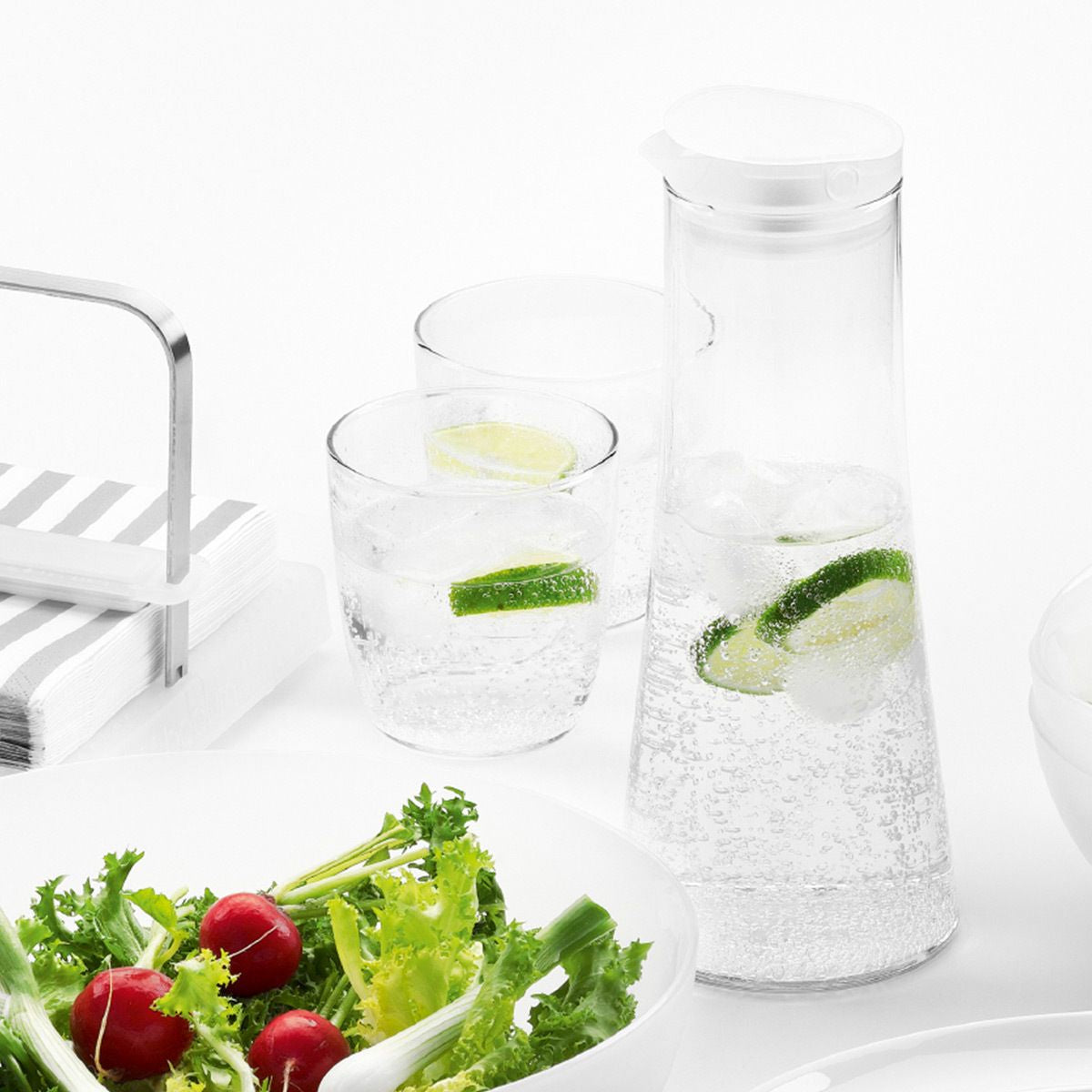 Bodum Kvadrant Trinkglas – 0,35 l, Borosilikatglas, transparent, spülmaschinenfest