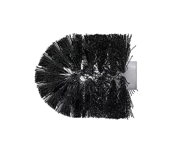 Kleine Wolke Ersatzbürstenkopf – Polypropylen, Schwarz, Ø 8,2 cm