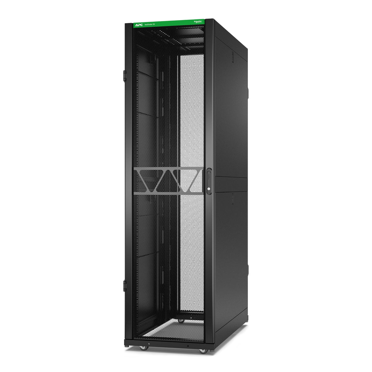 APC NetShelter SX – 19" Netzwerkschrank 45U, abschliessbar, 600 × 1200 × 2124 mm, schwarz