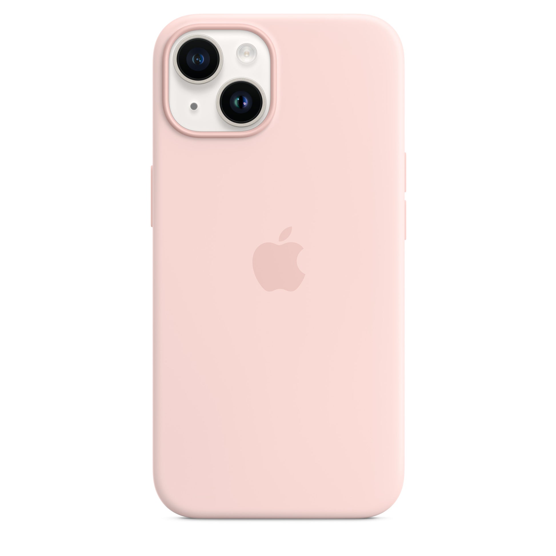 Apple Backcover – für Apple iPhone 14, MagSafe, Silikon+Mikrofaser, Kalkrosa
