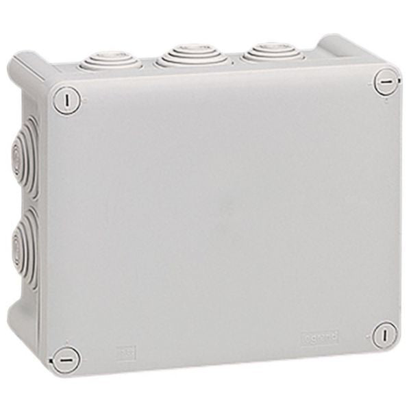 Legrand Plexo Aufputz-Box, 110×155×74 mm, IP55 – grau