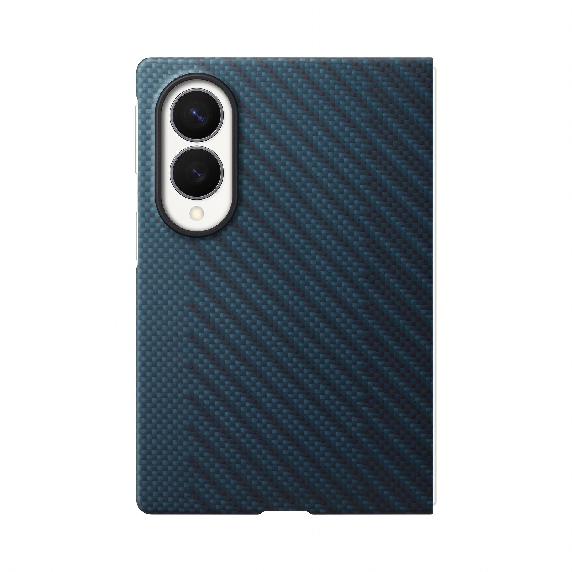 Samsung EF-KF971SNEGWW Backcover – für Samsung Z Fold8, blau, Karbonfaser