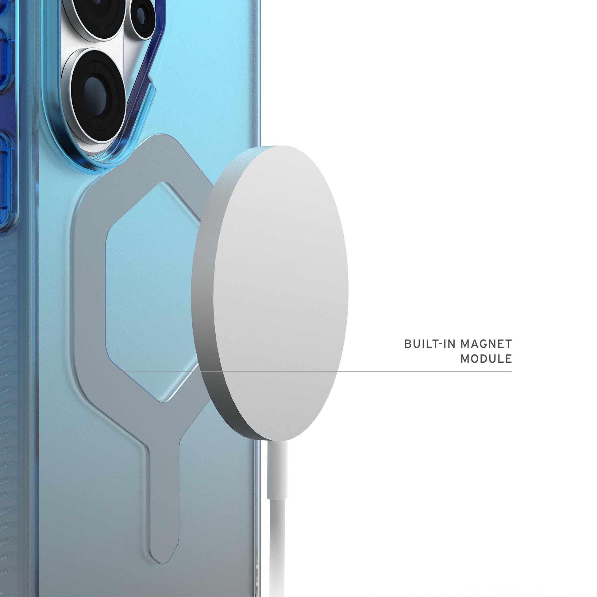 Urban Armor Gear UAG Plyo Backcover – für Samsung Galaxy S26 Ultra, MagSafe, mit Ständer, PC, Blau