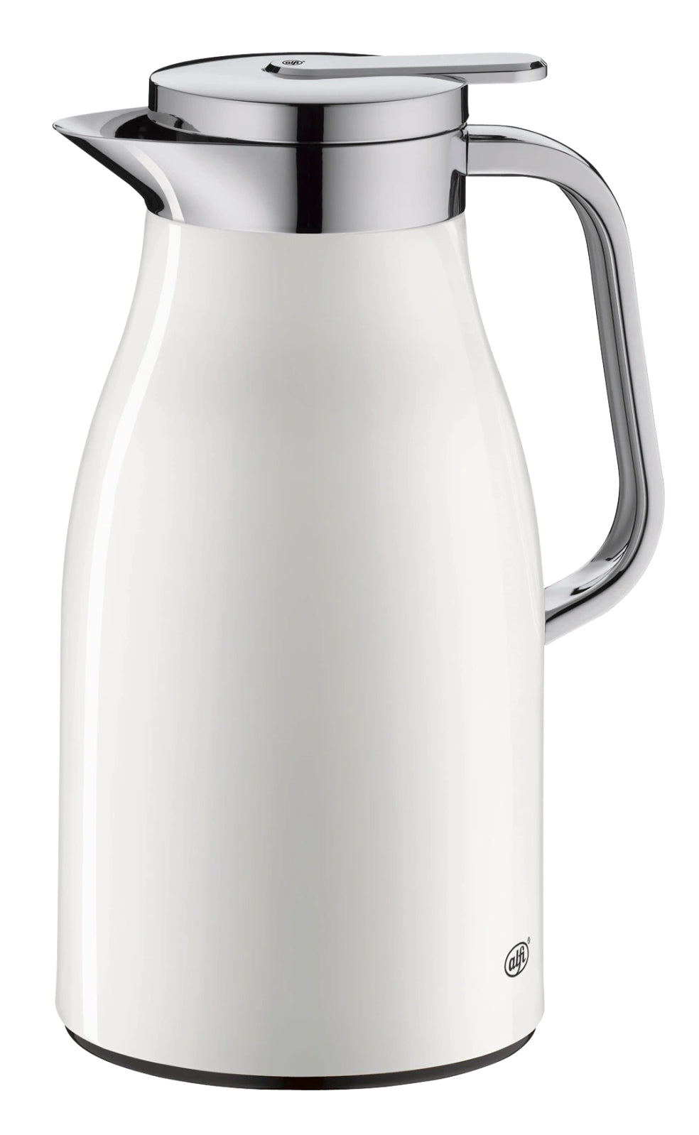 Alfi Thermoskanne Skyline – 1,0 l, H 21,5 cm, Edelstahl, Weiss Matt, vakuumisoliert
