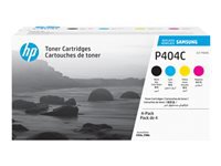 HP Samsung – Toner-Multipack CLT-P404C – BK/C/M/Y, schwarz 1500, C/M/Y 1000 Seiten – für Samsung
