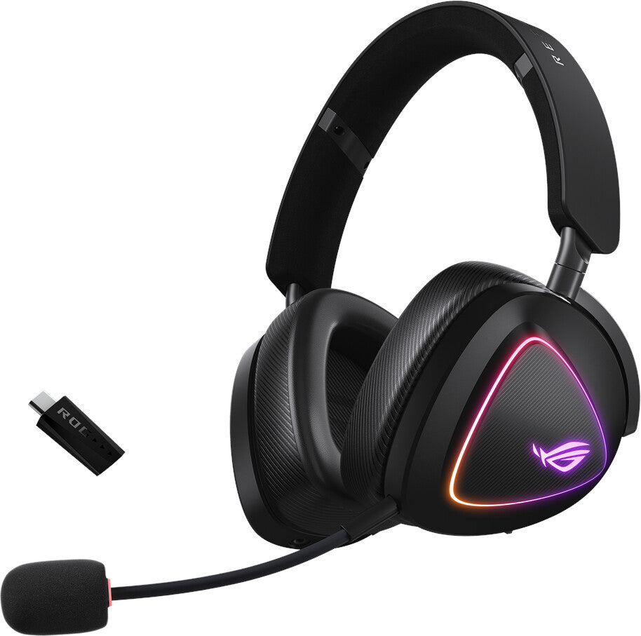 ASUS ROG Delta II – Gaming Over-Ear Headset – Bluetooth/USB-C – Schwarz – bis 140 h