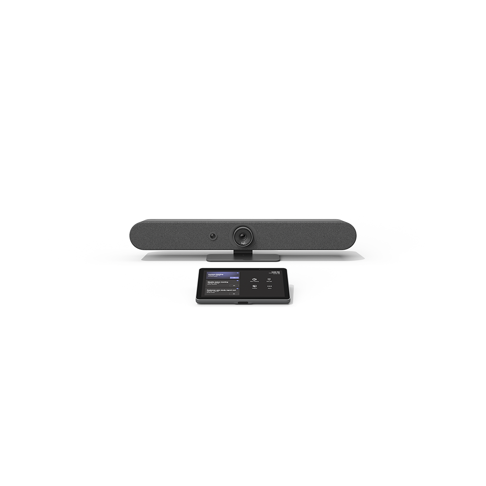 Logitech Rally Bar & Tap IP – Videobar – Bundle (Medium Room)