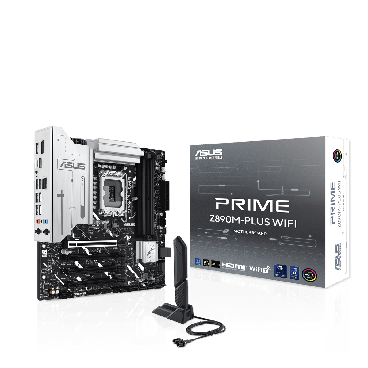 ASUS PRIME Z890M-PLUS WIFI – Mainboard – LGA 1851 (Socket V1), Intel Z890, mATX, DDR5