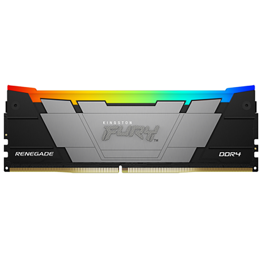 Kingston Technology Kingston FURY Renegade – Arbeitsspeicher 64 GB (4×16 GB) DDR4‑3200 CL16, 1,35 V, RGB, 288‑Pin DIMM