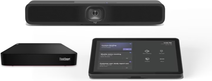 Logitech Tap Small Room + Meetup 2 + Lenovo Core Gen2 – Videokonferenzsystem – für Microsoft Teams Rooms