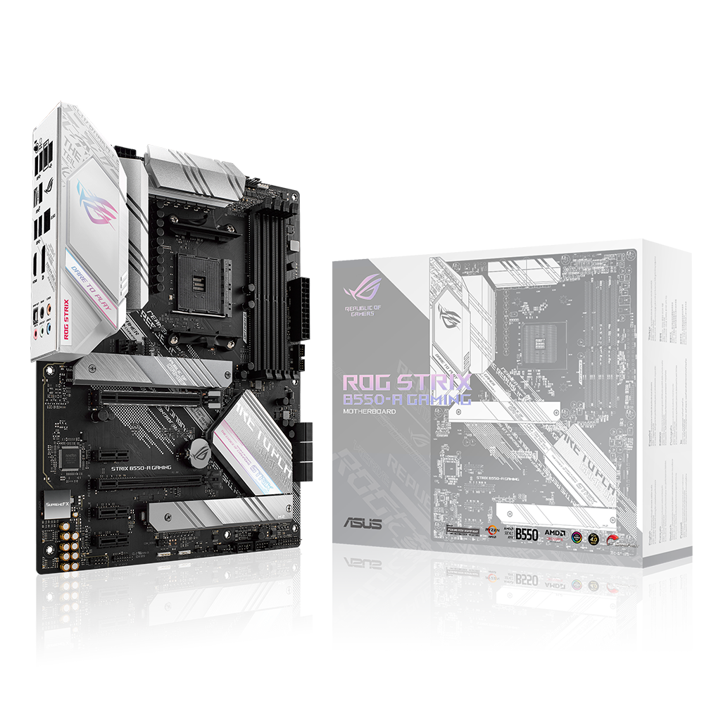 ASUS ROG STRIX B550-A GAMING – Mainboard – Sockel AM4, AMD B550, ATX, DDR4