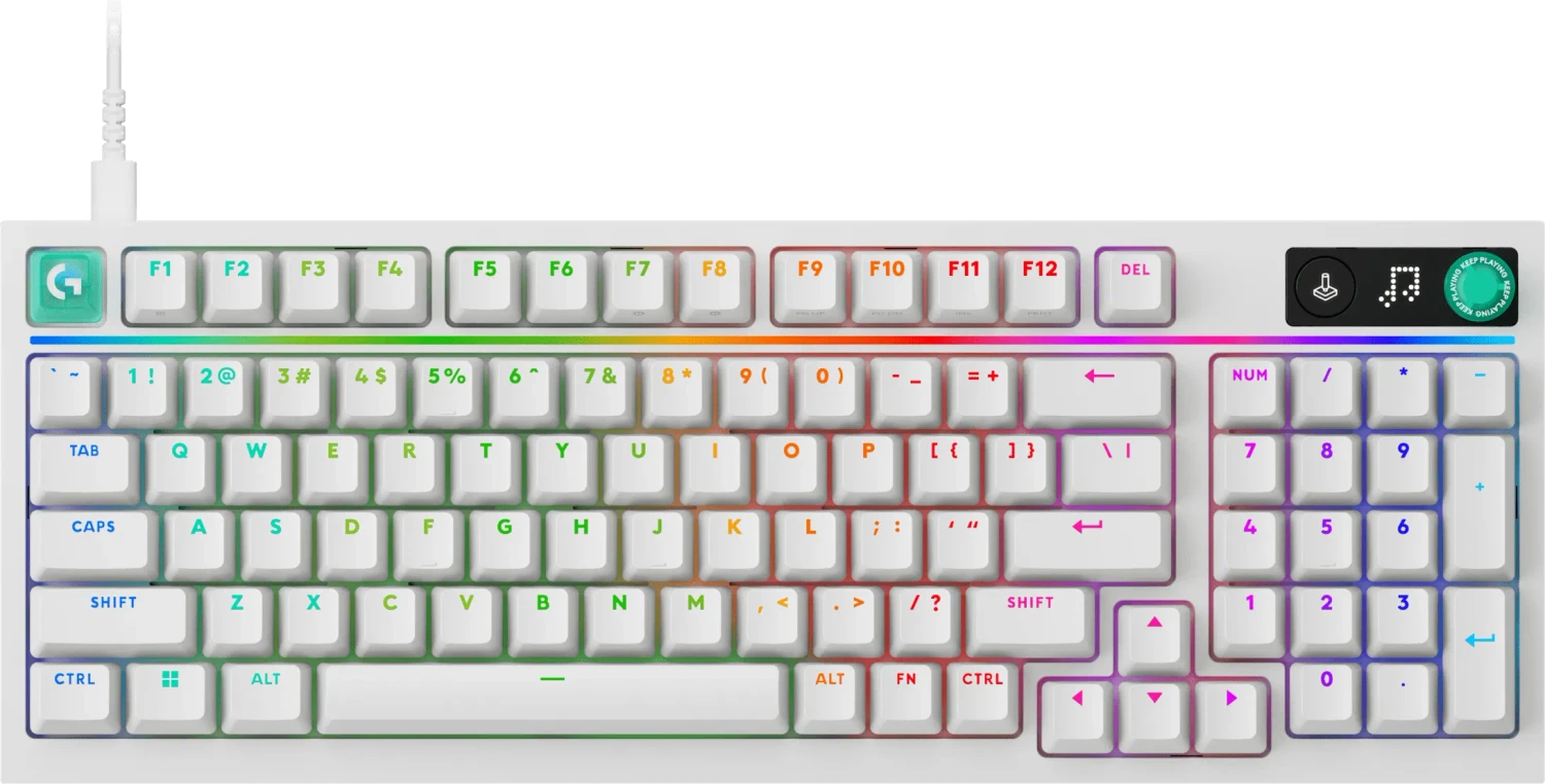 Logitech G316 X98 – Tastatur – QWERTY (US-INT) – Weiss
