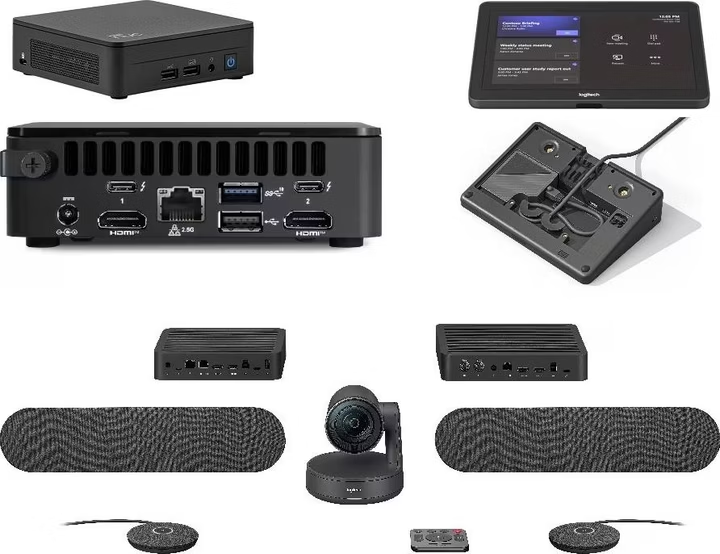 Logitech Rally Bar – Videokonferenzsystem mit Touch-Controller