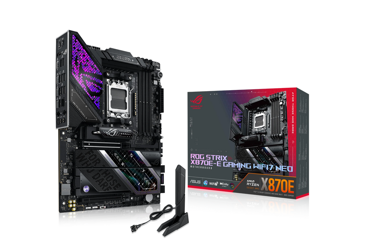 ASUS ROG STRIX X870E-E GAM WIFI7 NEO – Mainboard – AM5, X870E, ATX, DDR5