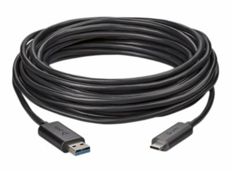 HP POLY – USB-Kabel – USB-A auf USB-C – USB 3.1 – 40 m – Aktiv/optisch