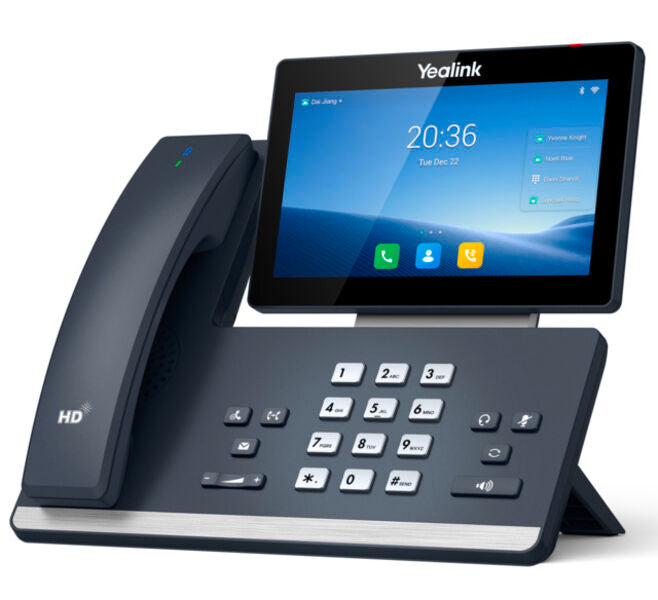 Yealink T58W Pro – IP-Videotelefon, 16 SIP-Konten, 7" Touch, WLAN/BT, Gigabit, PoE, Grau