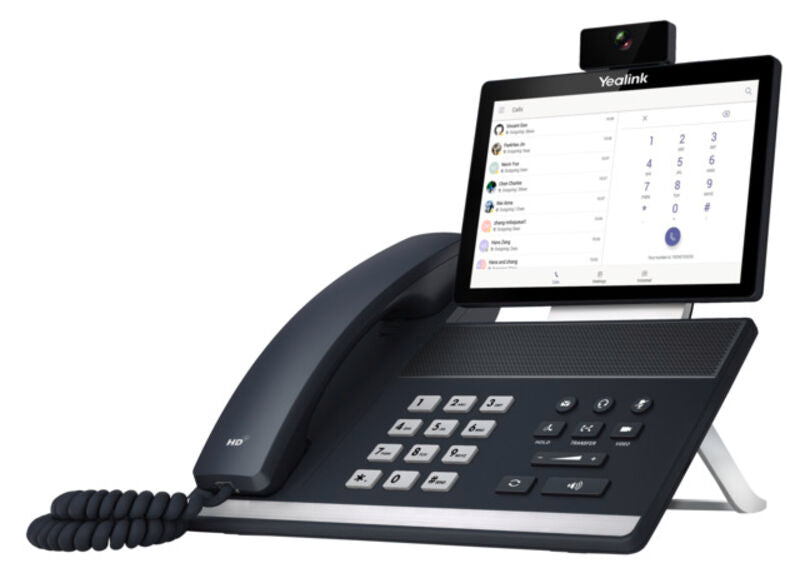 Yealink VP59 Teams – IP-Videotelefon, 8" Touch, WLAN/BT, Gigabit, PoE, für Microsoft Teams, schwarz